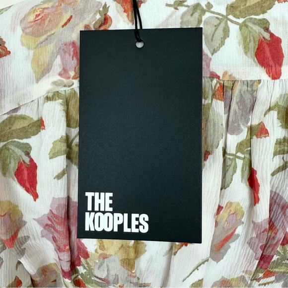 NWT!!! The Kooples women maxi silk dress size 0 or S Retail 715$ - Picture 5 of 11